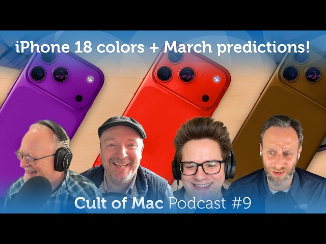 Video thumbnail for iPhone 18 colors + our ‘Apple Experience’ predictions! (Cult of Mac Podcast #9)