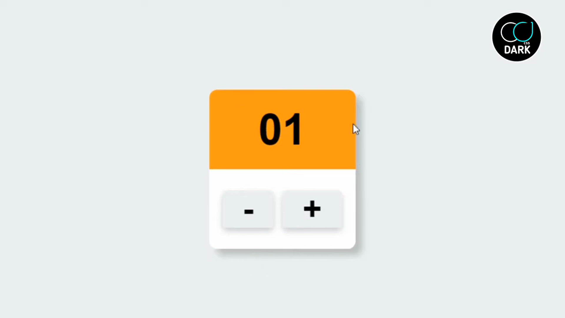 'Video thumbnail for Button with Increment Decrement Number in JavaScript'