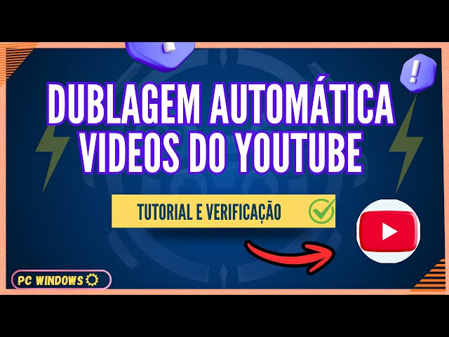 Video thumbnail for Como Ativar a DUBLAGEM AUTOMÁTICA no YouTube (Alcance Global!)
