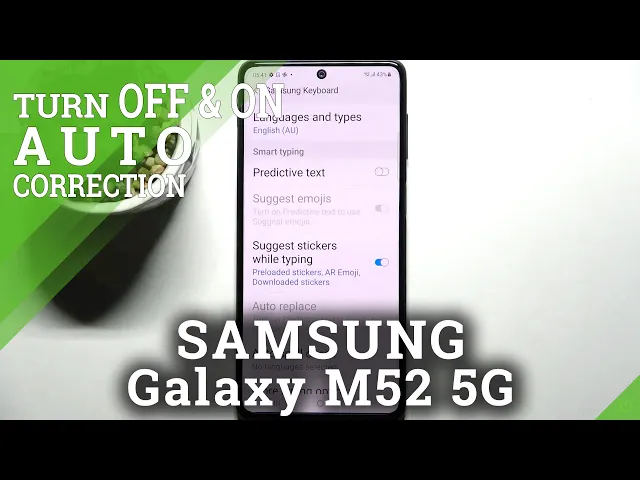 Video thumbnail for How to disable T9 on Samsung Galaxy M52 5G - Disable or enable auto correction on Galaxy M52 5G
