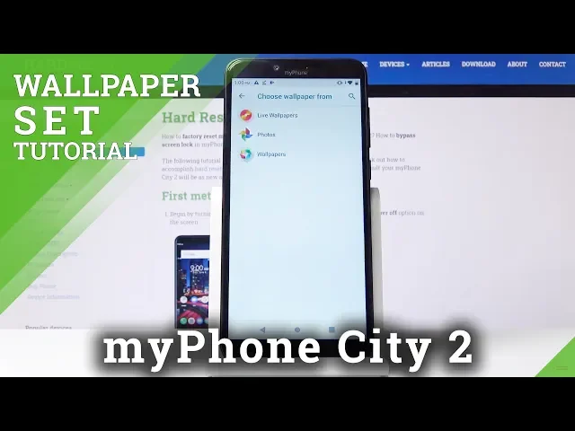 Video thumbnail for How to Change Wallpaper in myPhone City 2 – Set Your Favorite Picture as Wallpaper