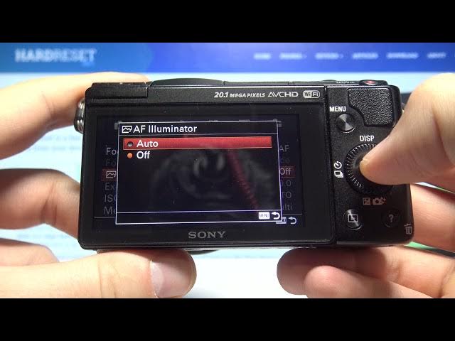 Video thumbnail for Sony Alpha A5000 - How to Turn On / Off AF Illuminator?