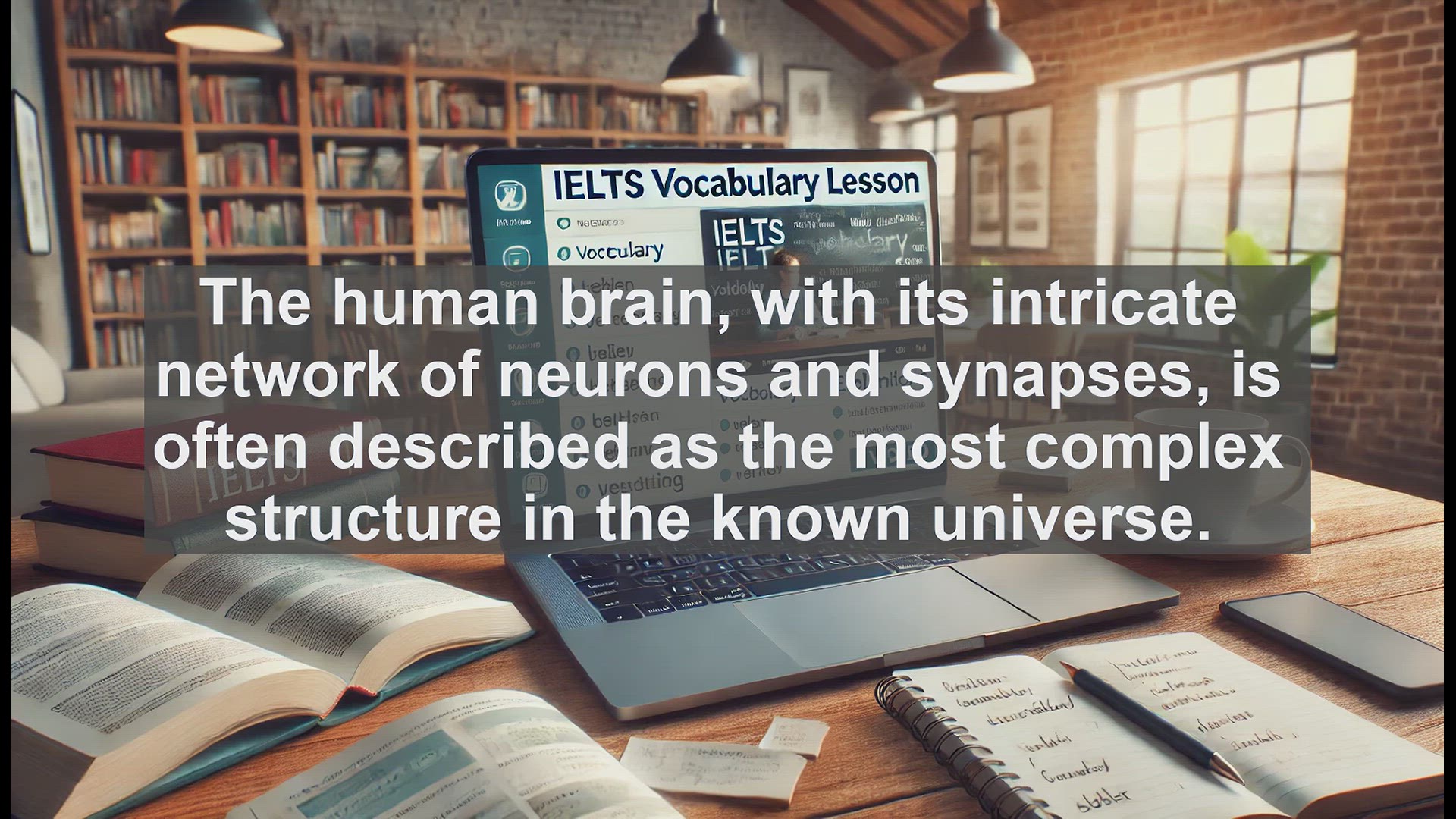 'Video thumbnail for 2000 Must Know IELTS 9.0 Vocabulary - Cerebral: Exploring the Power of Intellect'