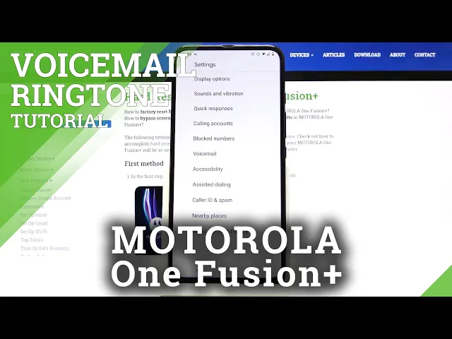 Video thumbnail for How to Change Voicemail Notifications Sounds on Motorola One Fusion+?