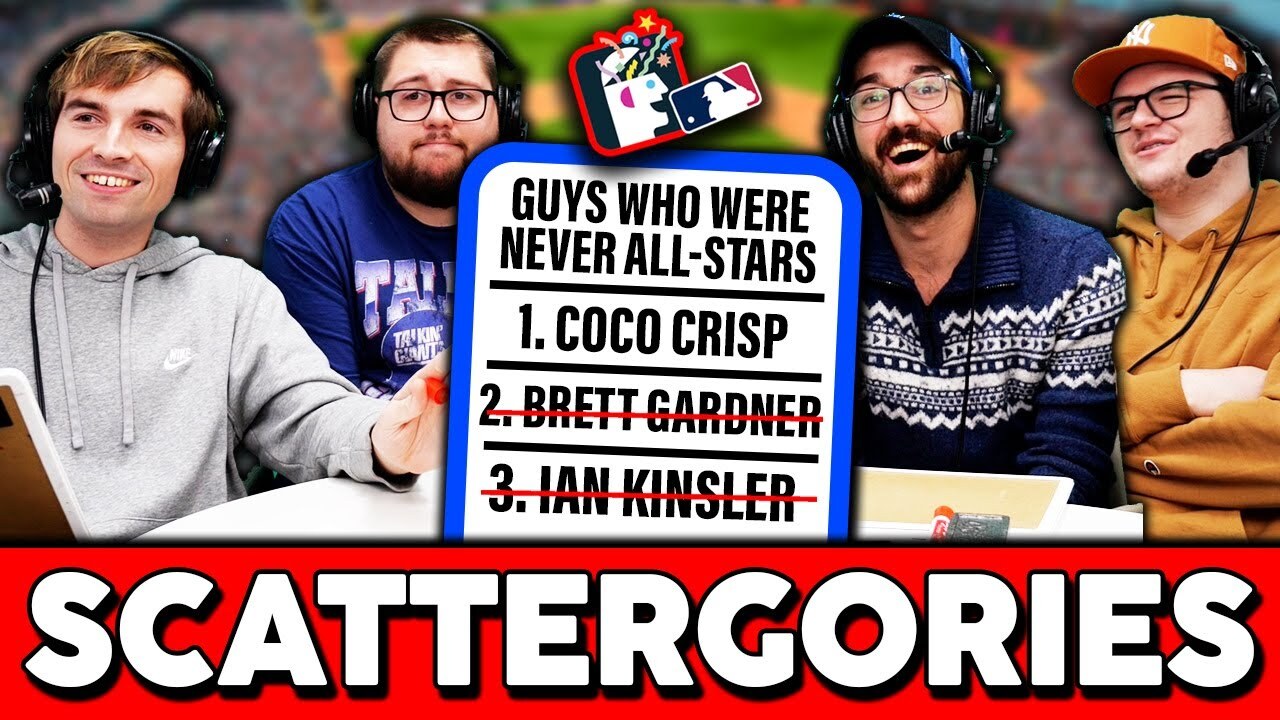 Video thumbnail for Naming MLB players that were never All-Stars is harder than you think (Scattegories)