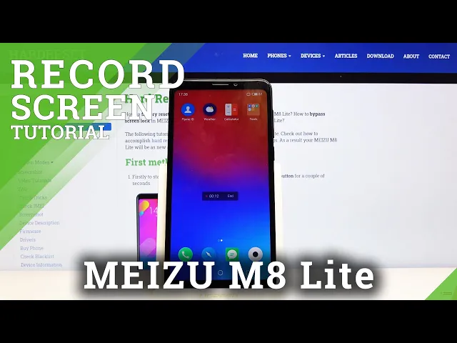 Video thumbnail for MEIZU M8 Lite RECORD SCREEN