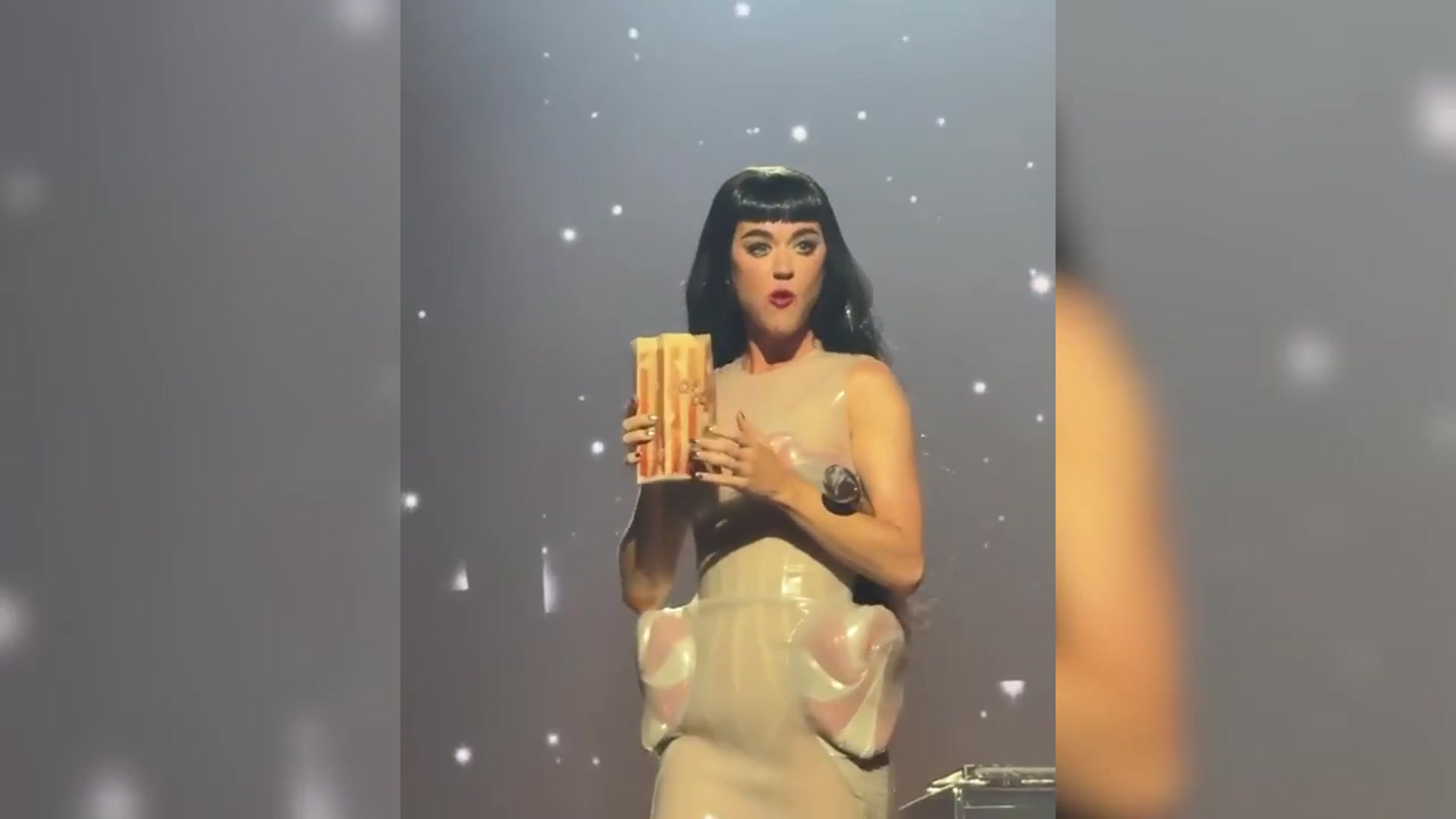 'Video thumbnail for Katy Perry shares rare look at daughter Daisy, 4, in behind-the-scenes snaps from tour'