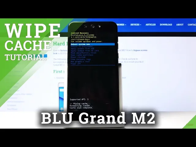 Video thumbnail for How to Wipe Cache in BLU Grand M2 – Erase Temporary Cache Files