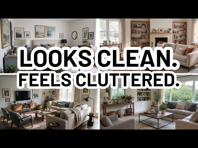 Video thumbnail for WHY DOES MY HOME FEEL CLUTTERED EVEN WHEN IT'S CLEAN?