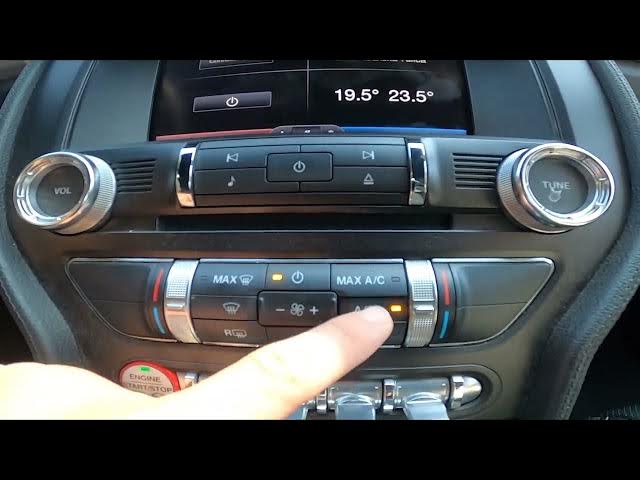 Video thumbnail for How to Enable or Disable AC in Ford Mustang VI ( 2014 – now ) - Turn AC On or Off