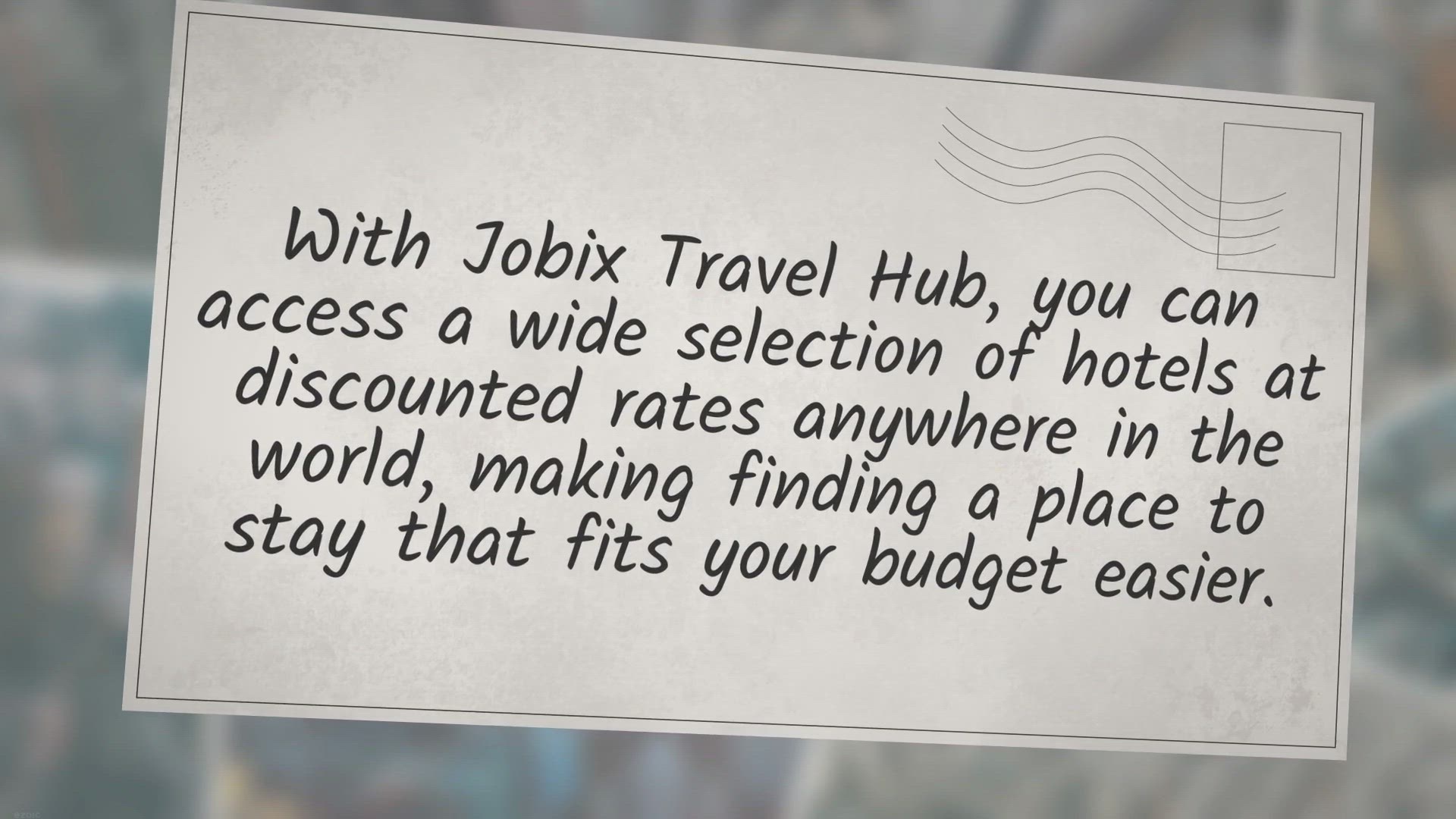 Video thumbnail for Maximizing Your Travel Budget: A Guide to Finding Affordable Accommodation with Jobix Travel Hub