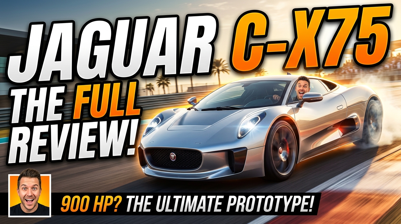 Video thumbnail for Jaguar C X75 Prototype Full Review