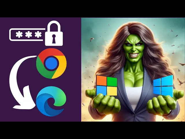 'Video thumbnail for How to Import Passwords from Google Chrome to Microsoft Edge on Windows 11 or 10'