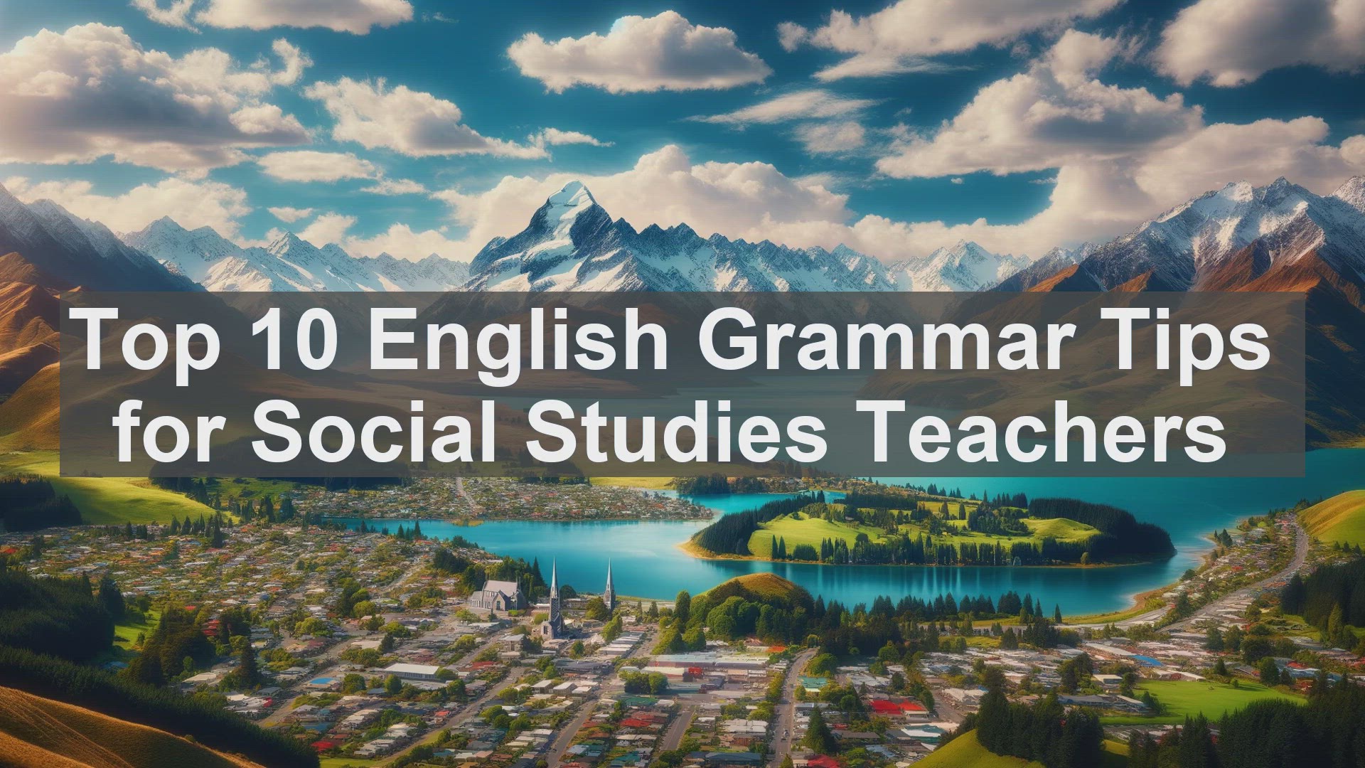 'Video thumbnail for Top 10 English Grammar Tips for Social Studies Teachers'
