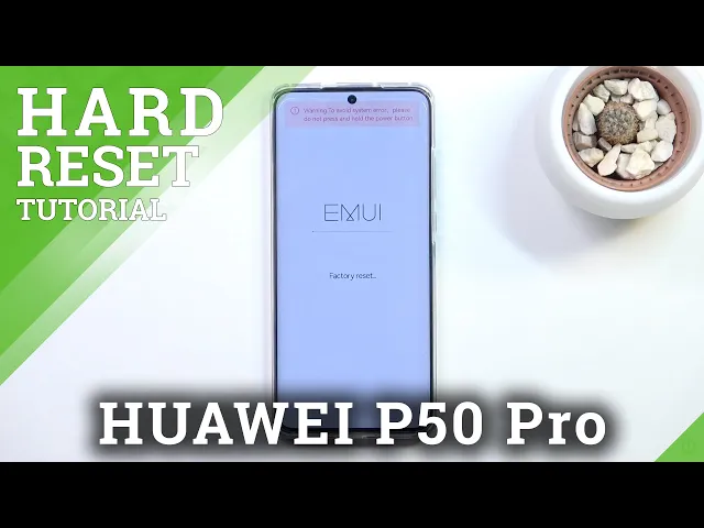 Video thumbnail for How to Hard Reset HUAWEI P50 Pro - Factory Reset Remove Pattern / Lock / Password by Recovery Mode