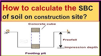 'Video thumbnail for How to calculate the SBC of soil on a construction site? / Finding bearing capacity of soil at site.'