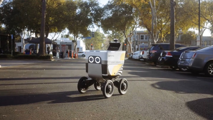 Video thumbnail for The Next Thing Arriving at Your Door by Robot? Your Freshly Cleaned Laundry