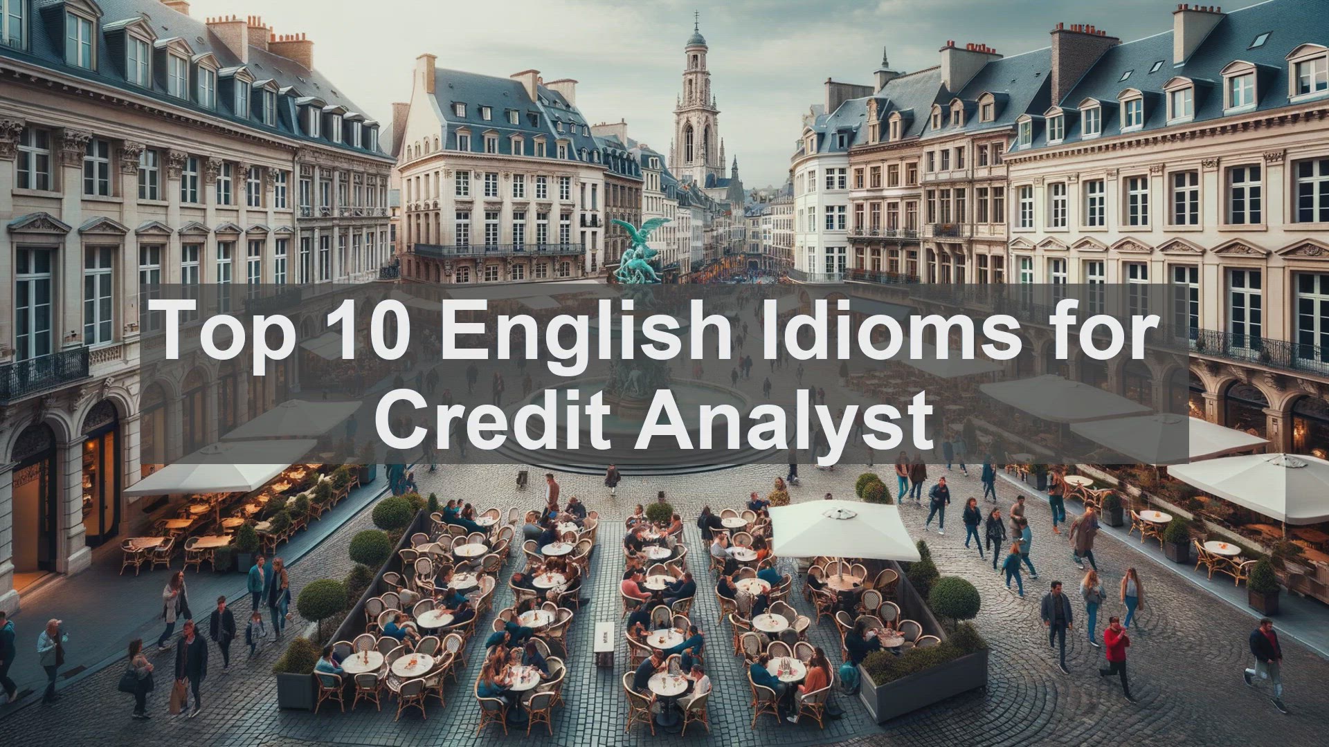 'Video thumbnail for Top 10 English Idioms for Credit Analyst'