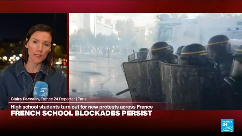 Video thumbnail for 'Fighting for our future': France high school students vow no let-up