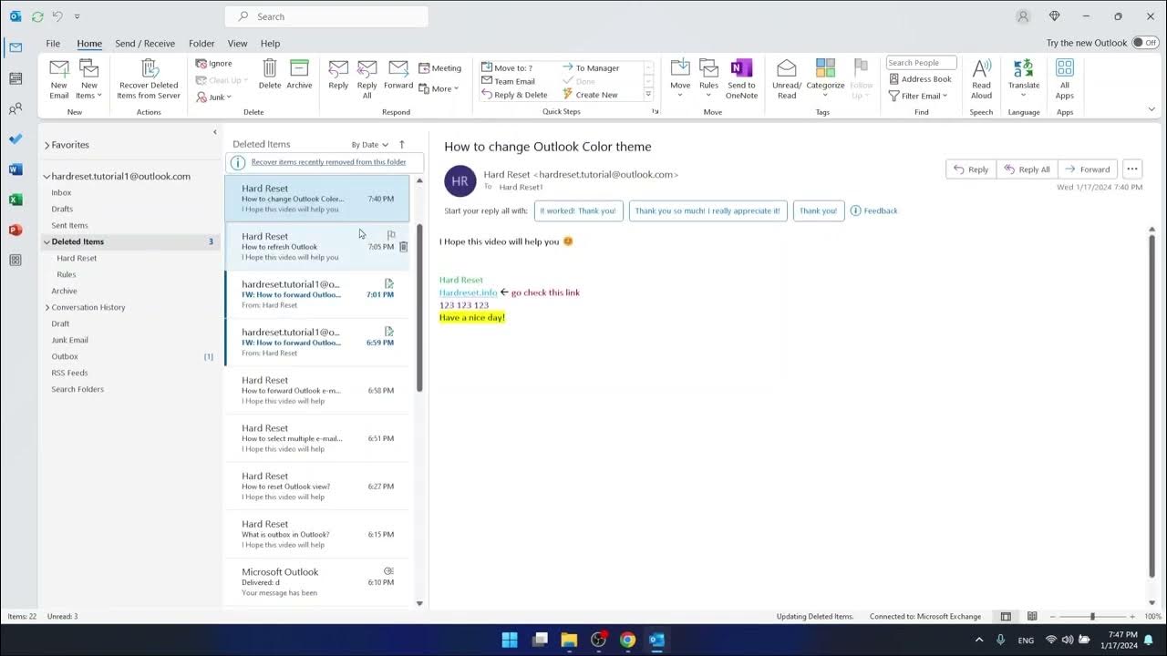 Video thumbnail for How to Delete Emails in Outlook: A Simple Guide