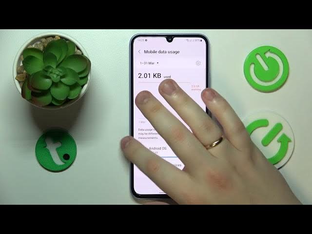 Video thumbnail for How to Access Data Usage Indicator in Samsung Galaxy A34 - Mobile Data Usage Statistics