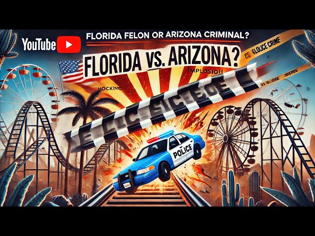 Video thumbnail for 🚔 True Crime Thursday: Florida Felon or Arizona Criminal|The Shocking Roller Coaster Implosion