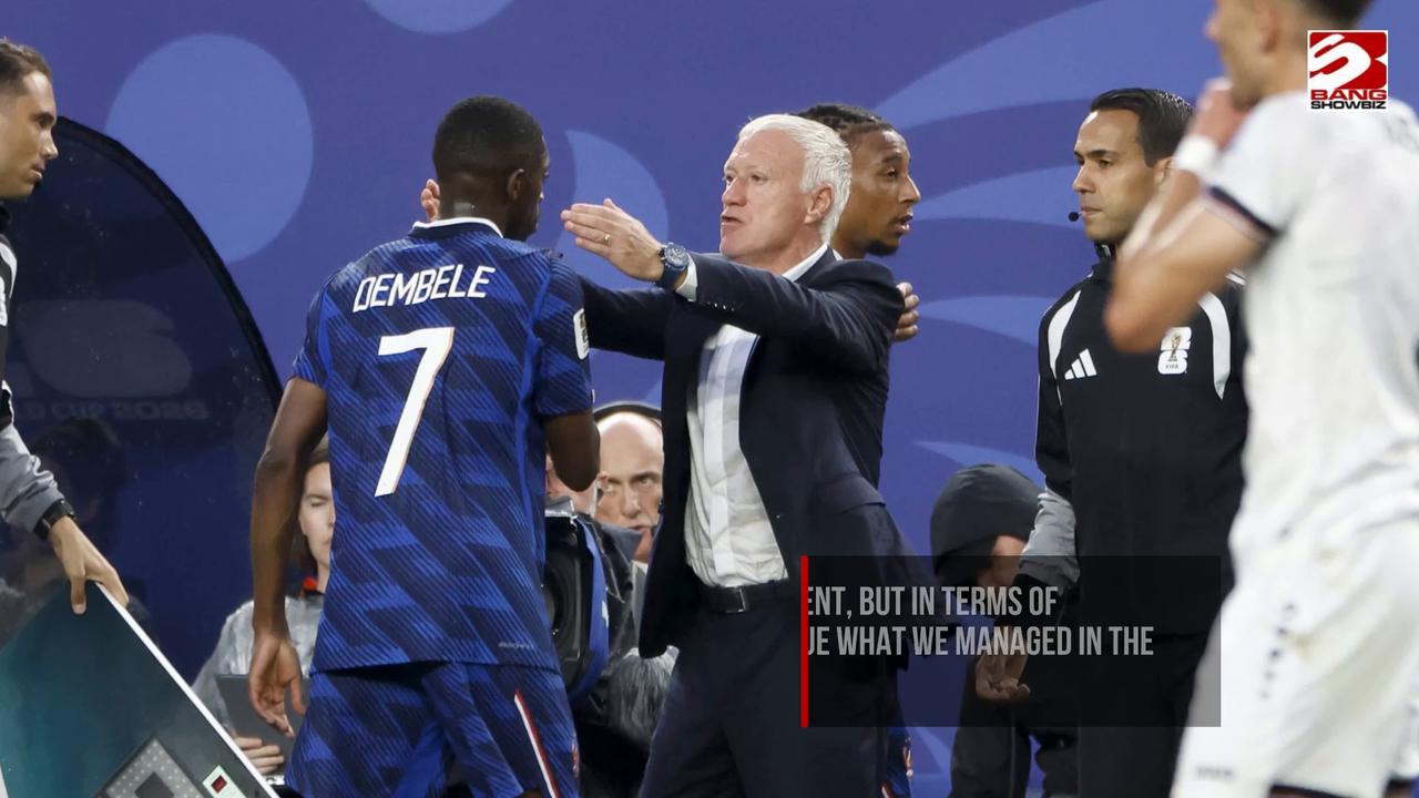 Video thumbnail for Didier Deschamps emphasises maintaining France's offensive menace