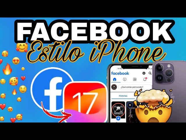 Video thumbnail for Facebook Estilo iPhone en Android 2024 🌈Con Fuentes Bold iOS 17 💫