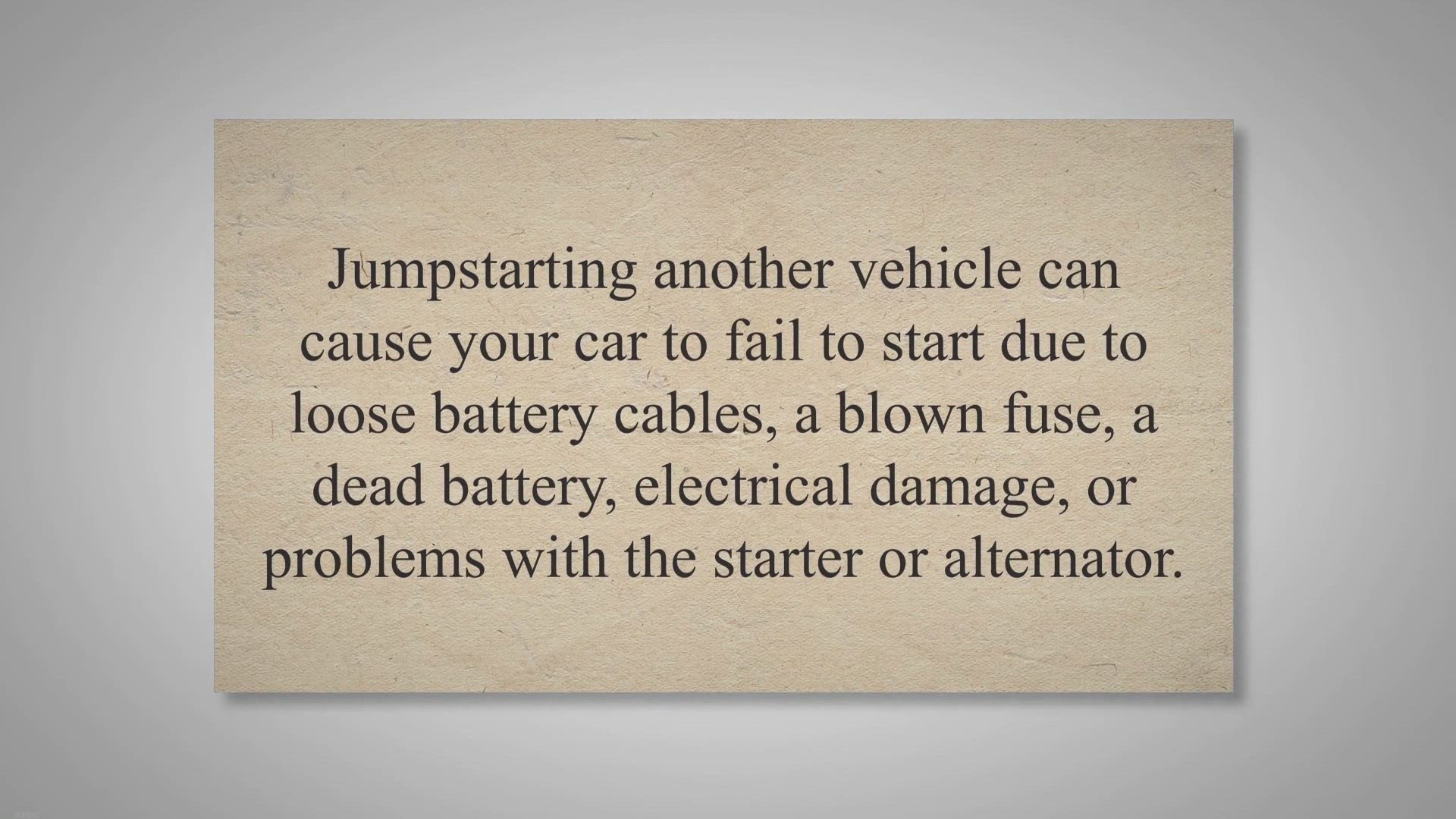 Video thumbnail for Car Won't Start After Jumping Another Car? (5 Fixes And Tips)