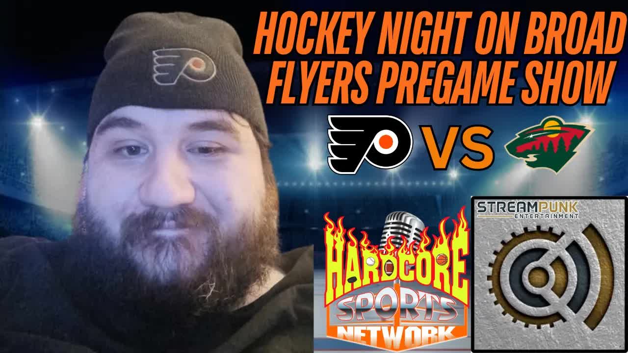 Video thumbnail for stream punk sports: flyers vs wild, laughton's 100th goal & nhl pregame analysis