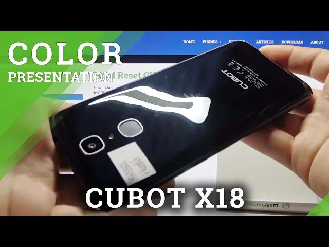 Video thumbnail for Cubot X18 - Check Black Color Version