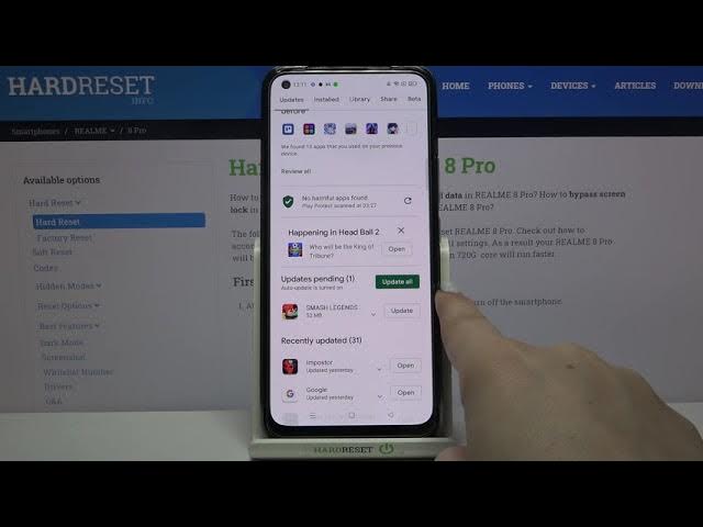 Video thumbnail for How to Update Apps in REALME 8 Pro – Download Newest App Version