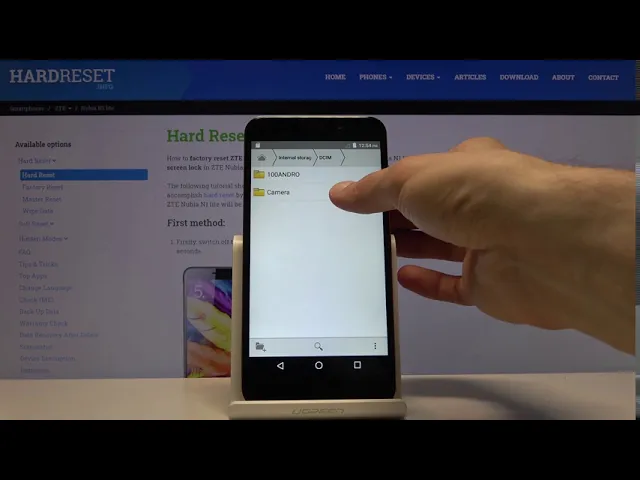 Video thumbnail for How to Transfer Files on ZTE Nubia N1 Lite - Move Documents from Internal Storage