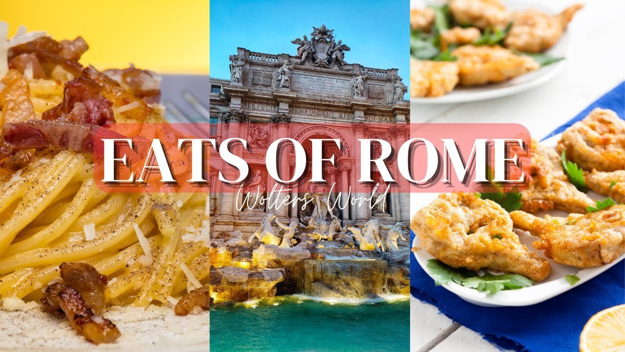 Video thumbnail for The Eats of Rome - Traditional Italian Food in Rome