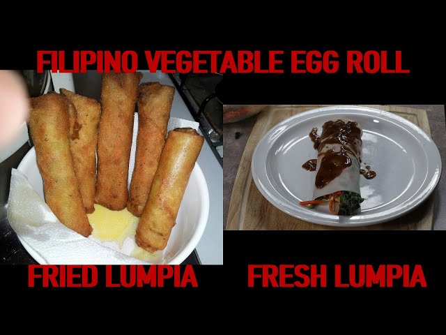 Video thumbnail for Filipino Egg roll. LUMPIANG PRITO AT LUMPIANG SARIWA. FILIPINO TWO-IN-ONE EGG ROLL DISHES.