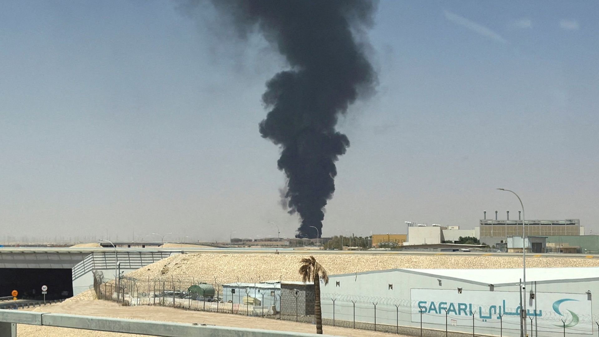 Video thumbnail for 12 killed in Houthi attack on Riyadh airport as Saudi-led coalition vows response