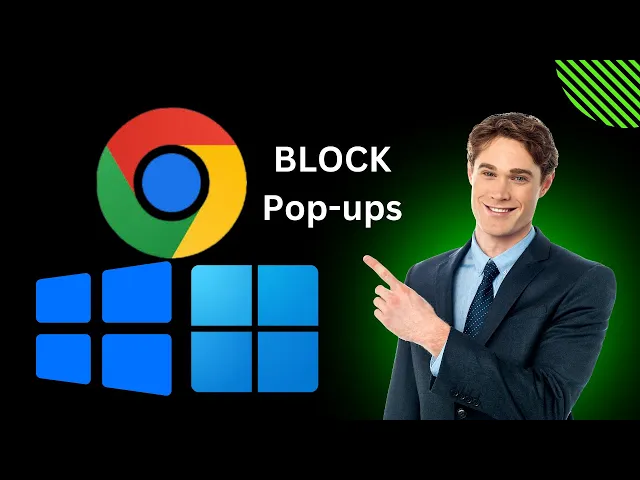 'Video thumbnail for How to Block Pop ups on Google Chrome in Windows 11 or10 | GearUpWindows Tutorial'
