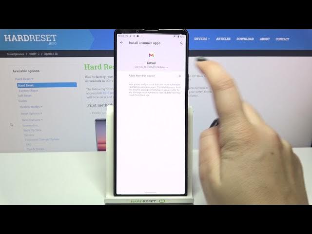Video thumbnail for How to Activate Unknown Sources on SONY Xperia 1 III – Allow App Installation
