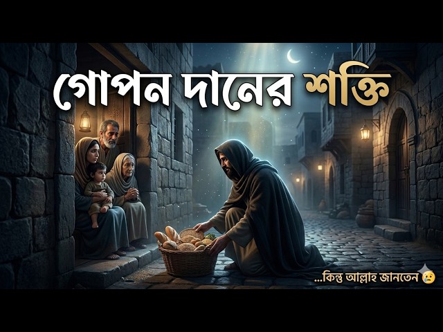 Video thumbnail for কেউ জানত না… কিন্তু আল্লাহ জানতেন 😢 | গোপন দানের শক্তি | Islamic Story | Deen Stories - BD