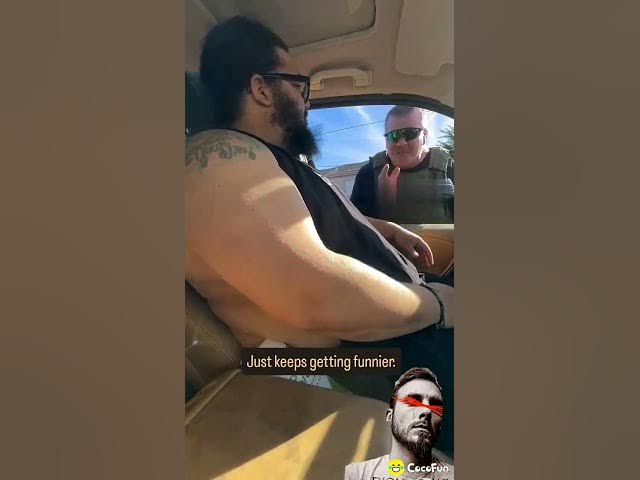 Video thumbnail for He identifies as a CAT. And the cop wasn't having it. #funnyvideo #funny #funnyvideos #memes