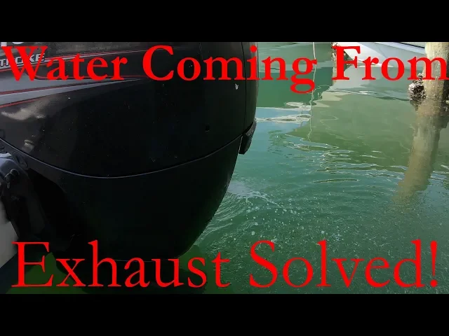 Video thumbnail for The Reason Outboards Squirt Water From the Exhaust!