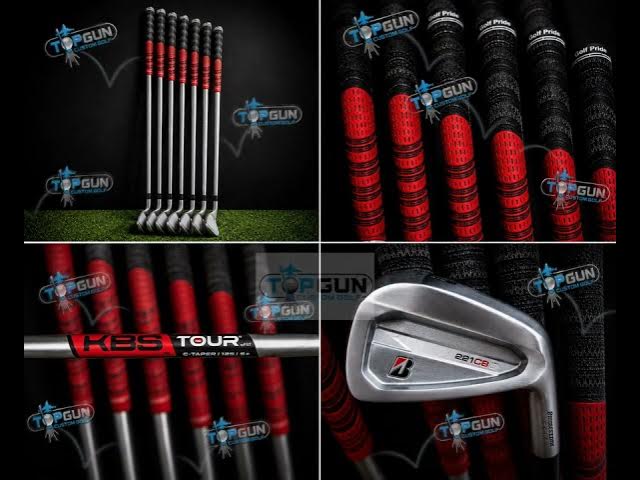 Video thumbnail for Bridgeston Irons, KBS C Taper Shafts, Golf Pride MCC Grips