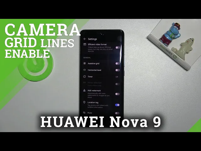 Video thumbnail for How to Turn On Assistant Grid on HUAWEI Nova 9 - Turn Off Grid Lines