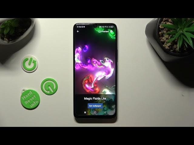 Video thumbnail for How to Download and Apply Live Wallpaper on TCL 40 SE? - Install Magic Fluids Free