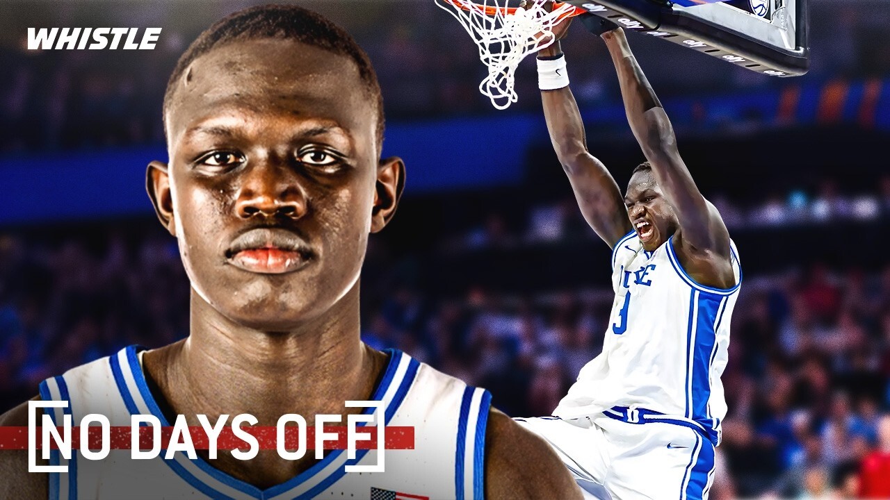 Video thumbnail for 7’2" GIANT Khaman Maluach Is THE 2025 NBA Draft Sleeper!