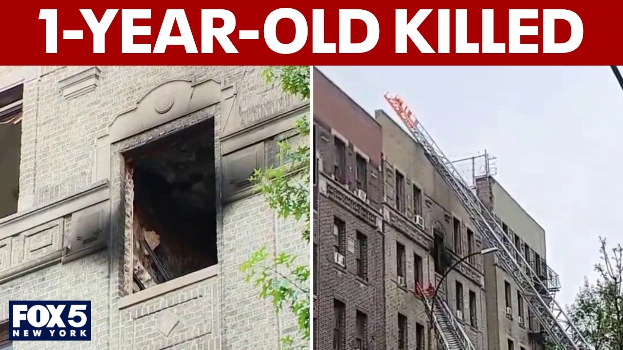 Video thumbnail for 1-year-old boy killed in Bronx fire, other children in critical condition
