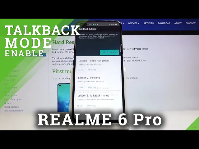 Video thumbnail for How to Activate Talkback in REALME 6 Pro – TalkBack Mode
