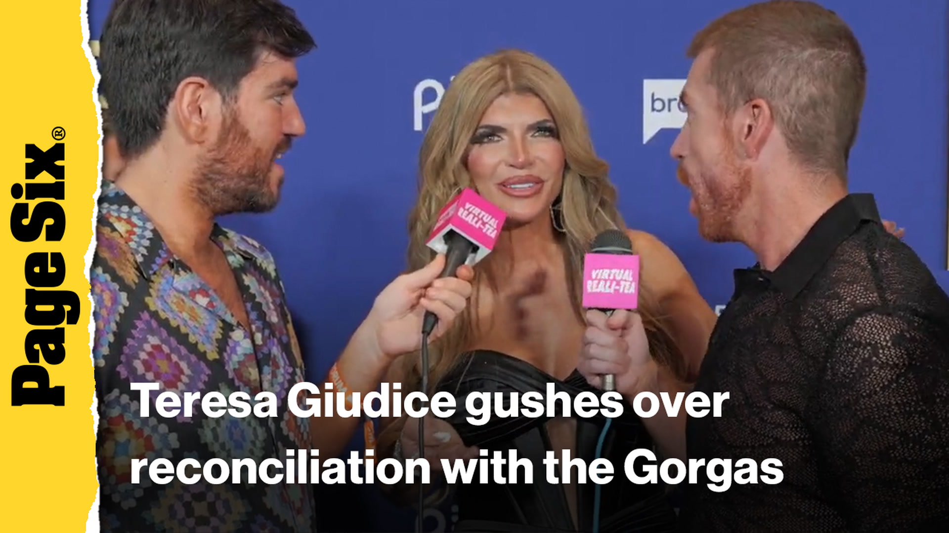 Video thumbnail for Teresa Giudice refutes claims that she staged Melissa, Joe Gorga make-up to return to 'RHONJ' with 'VRT'