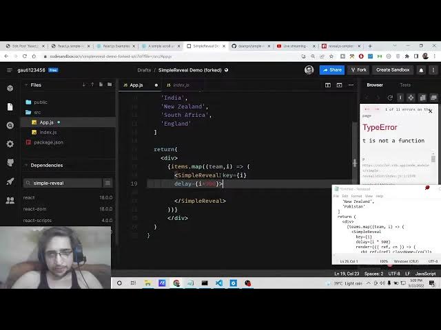 Video thumbnail for React.js simple-reveal Example to Implement Smooth Scrolling Animation for Lists & Arrays in Browser