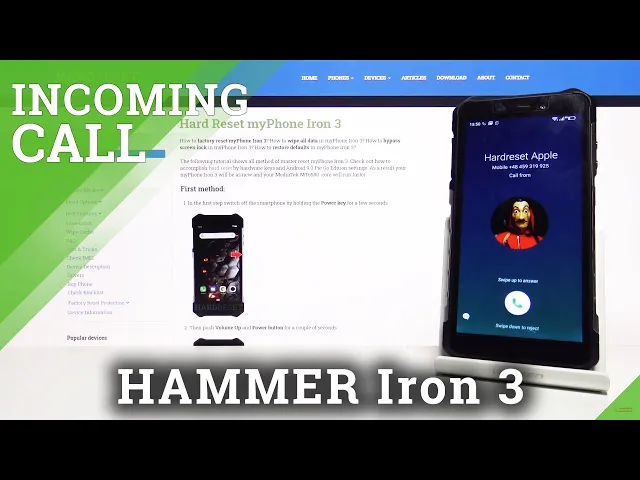 Video thumbnail for Incoming Call on Hammer Iron 3 - Calling Display Action
